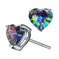 thumbnail image 2 of YYKihy Fashionable Mini Heart Shaped Zircon Earrings With Women's Hearts Colorful And Earrings Heart Shaped Earrings With Their Cute Heart Shaped Shape Symbolize Love And Warm, 2 of 9