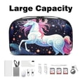 thumbnail image 3 of Unicorn Digital Bag Charger Case Cord Organizer for Travel Canvas Storage Box Small, 3 of 6
