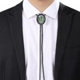 thumbnail image 4 of Paquete de 2 s de ópalo, Cordón de material cuero, Occidental, de Cordón Jinwen Corbata de bolo con piedras preciosas occidentales, 4 of 8