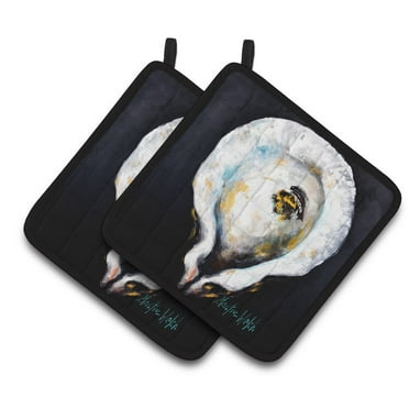 Carolines Treasures MW1327PTHD Oyster Eye Five Pair of Pot Holders , 7.5HX7.5W, multicolor