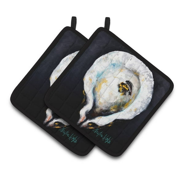 Carolines Treasures MW1327PTHD Oyster Eye Five Pair of Pot Holders , 7.5HX7.5W, multicolor