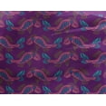 thumbnail image 4 of oneOone Georgette Viscose Fabric Fish Block Fabric Prints By Yard 42 Inch Wide, 4 of 4