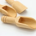 thumbnail image 3 of maskred Large Capacity Wood Tea Rice Powder Scoop Restaurant Bakery Coffee Flour Bath Salt Seasoning Condiment Spoon Kitchen 7.7x2.2cm 1Set, 3 of 6