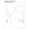 thumbnail image 2 of Kingston Brass KS8193CTL 1/4 Turn Water Filtration Faucet, Antique Brass, 2 of 2