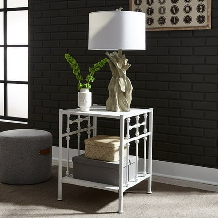 Liberty Furniture Vintage Series Open Night Stand - Antique White