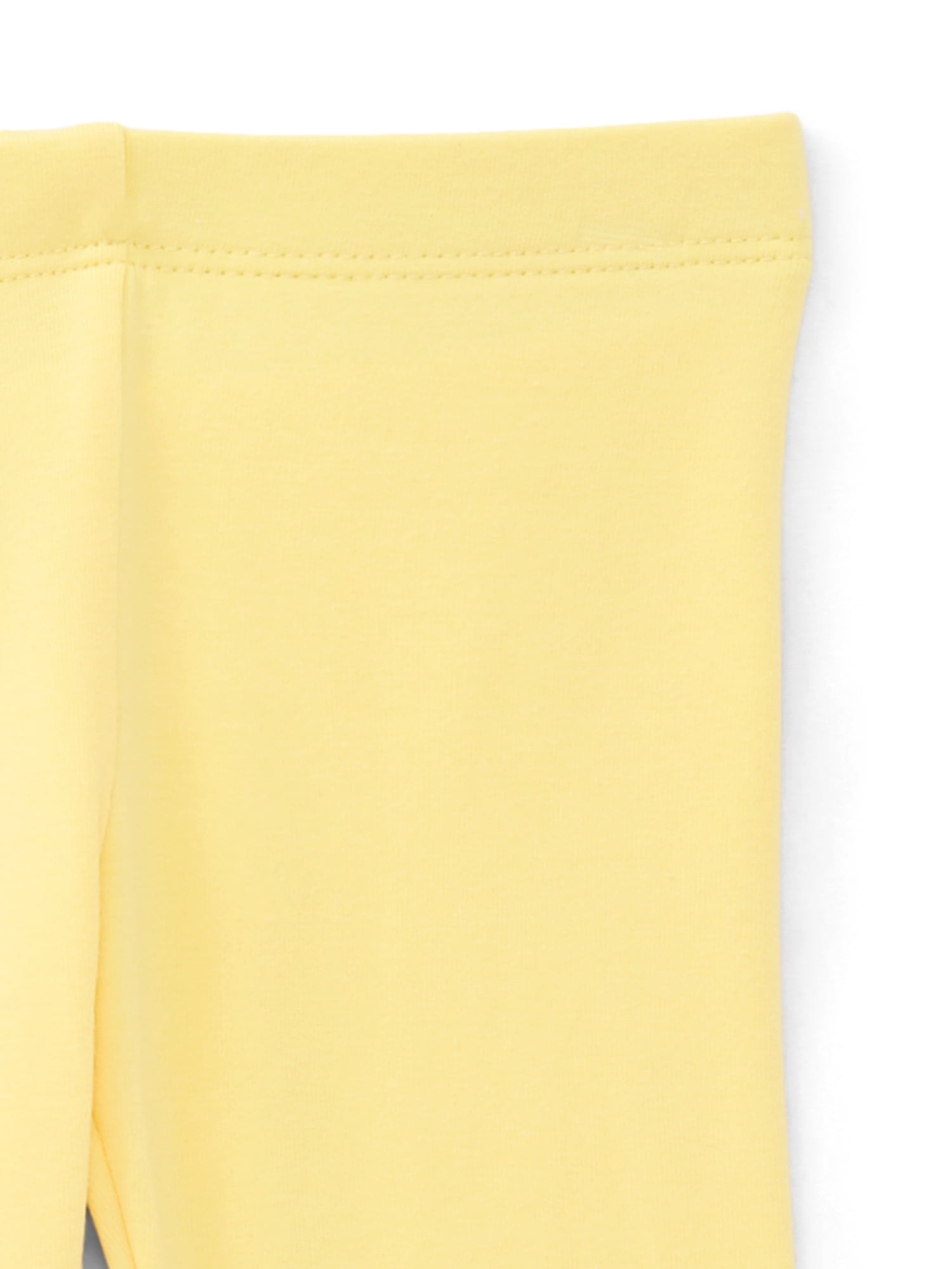 Wonder Nation Baby Girls Solid Leggings, 3-Pack, Sizes 0-24 Months
