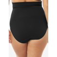 thumbnail image 2 of Secret Solutions Women's Plus Size Instant Shaper Medium Control Seamless High Waist Brief, 2 of 6