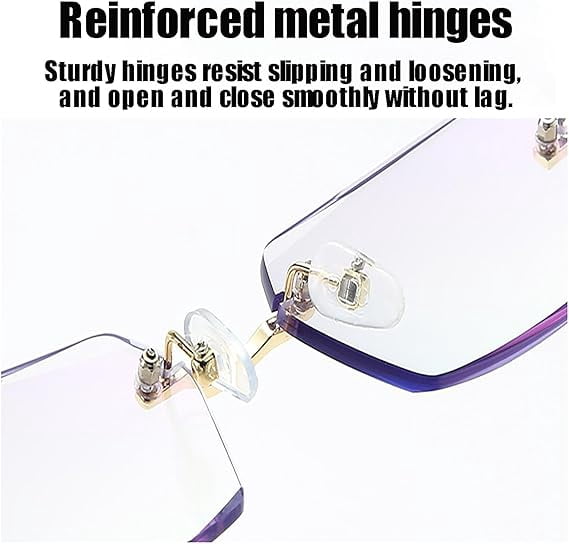 Blue Ease Optics, Blueease-Optics Glasses, Auto Zoom Reading Glasses with Anti Blue Light Lightweight + Unisex + No Glare