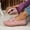 Pink, variant on EliteGoogv Womens Flat Shoes Soft Wide Width Slip On Flat Shoes for Women Casual Walking Work Everyday Wear PU Loafers Dress Shoes Flats US :9