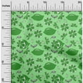 thumbnail image 2 of oneOone Cotton Flex Light Green Fabric Fruits Lemon Dress Material Fabric Print Fabric By The Yard 40 Inch Wide, 2 of 4