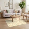 thumbnail image 3 of ODIKA 4'x6' Ultra-Soft Area Rug, Vintage Rose Garden With Romantic Scroll Border And Spring Blooms Floral None Washable, Bare feet friendly, Silk-Touch for Bedroom Home office, 3 of 7