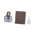 thumbnail image 2 of Almencla Four à Alcool Mini Brûleur Portable pour Alcools pour Randonnée Touristique Argent, 2 of 8