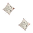 thumbnail image 2 of Sidaley Funda de almohada tipo sobre decorativa funda de almohada para hija esposa marido sofá cama funda de almohada para aniversario hogar abuelo a nieto 2piezas, 2 of 6