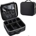thumbnail image 1 of Makeup Bag Cosmetic Bag Makeup Bag Beauty Case Vanity And Makeup Bags Makeup Storage Case, Black, 1 of 5