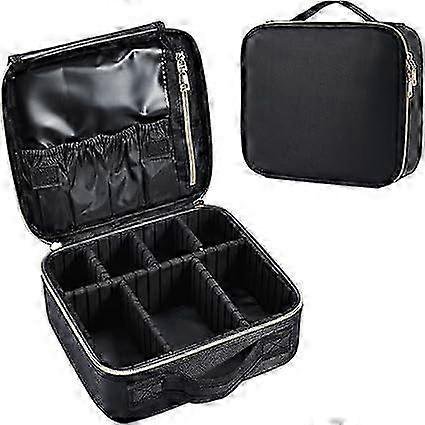 Makeup Bag Cosmetic Bag Makeup Bag Beauty Case Vanity And Makeup Bags Makeup Storage Case, Black