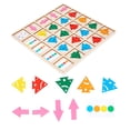 thumbnail image 2 of Wooden Color Arrows Find The Direction Game Attention And Concentration Training Children's Early Education Educational Toys, 2 of 7