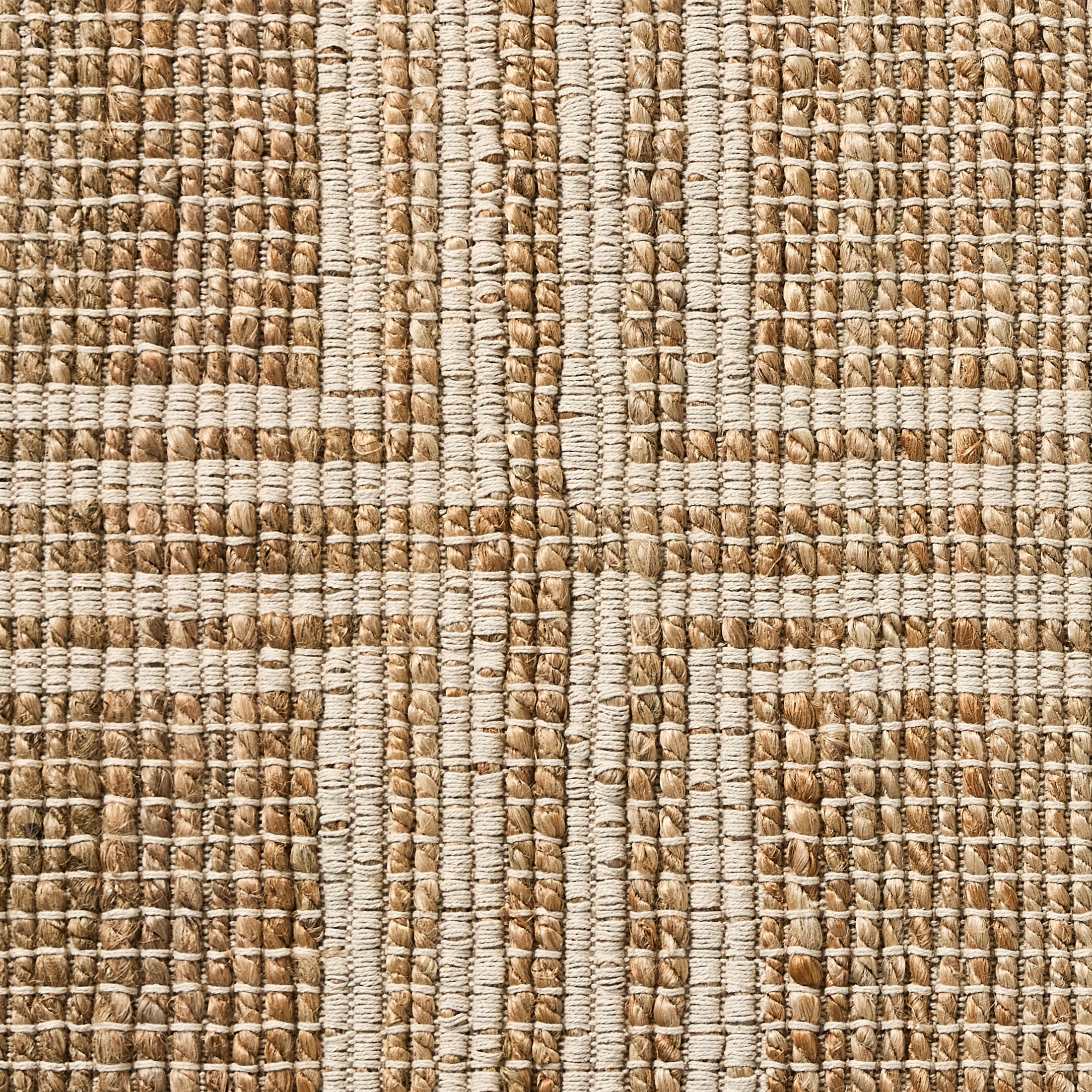 Better Homes & Gardens Interlocking Jute Accent Rug, Ivory & Natural, 24 in x 36 in