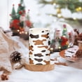 thumbnail image 5 of Brown Black Cow Pattern Flameless LED Candle Set with Remote, Battery Operated Color Changing Pillar Candles, Set of 2, 5 of 7