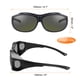 thumbnail image 2 of Gafas de soldadura Uxcell IR Shade 3, gafas protectoras certificadas CE, a prueba de luz, antiarañazos, ligeras y con lente envolvente, 2 of 7