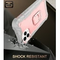thumbnail image 4 of For iPhone 11 pro max Case 6.4", Allytech Full-Body Protection 3 in 1 Hybrid Shockproof Rugged Heavy Duty Drop Protection Ring Holder Stand Case for iPhone 11 pro max 6.4 inch 2019, Gray + Rosegold, 4 of 5