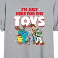 thumbnail image 3 of Toy Story - Here For The Toys - Juniors Ideal Flowy Muscle T-Shirt, 3 of 5