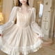 thumbnail image 1 of Lolita Kawaii Dress Women Casual Long Sleeve Vintage Y2k Mini Dress Female Japanese Style One Piece Dress Korean 2021 AutumnL Gao Jinjia LED, 1 of 2