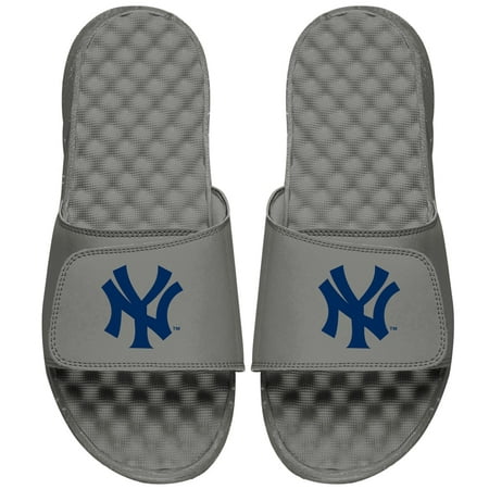 

Men s ISlide Gray New York Yankees Alternate Logo Slide Sandals