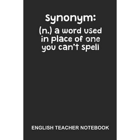 Grammar Police Pen English Teacher Notebook: Dotted Log Book For Teacher Or Language Lover: Grammar Police Journal Definition Synonym Gift Paperback ()