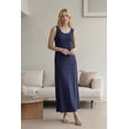 thumbnail image 4 of ellos Women's Plus Size Sleeveless Knit Maxi Dress - 10/12, Navy, 4 of 5
