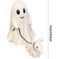 thumbnail image 3 of Esculturas de perros fantasmas XINYU decoraciones de Halloween para interiores mini figuras estatuas de resina, 3 of 8