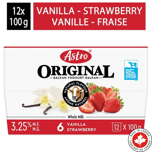 Astro Original Yogurt Vanilla Strawberry Delight, 16x100g