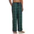 thumbnail image 2 of Sunloudy - Pantalón largo de pijama de algodón informal para hombre, cintura elástica, ropa de dormir a cuadros, pantalones de salón Sunloudy  S M L XL XXL, 2 of 7