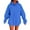 Blue, variant on Womens Oversized Hoodies Trendy Sweatshirts Fall Fashion 2025 Pullover Winter Clothing with Pocket Pink L