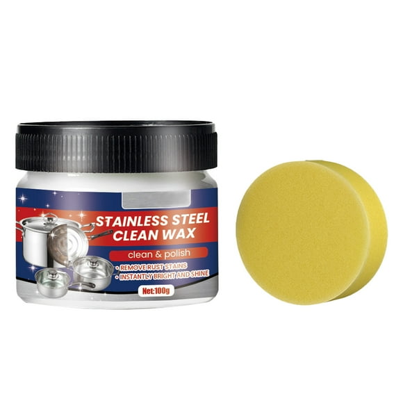 LCXmlly Stainless Steel Cleaner Stainless Steel Cleaning Paste Eco Friendly Reliable Deep Powerful Metal Cleaner