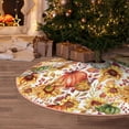 thumbnail image 5 of Fotbe Sunflowers Pumpkins And Autumn Leaves Pattern Christmas Tree Skirt, Tree Skirts Plush Christmas Decorations, Christmas Tree Skirts Xmas Decorations Holiday Party Decor-48", 5 of 6