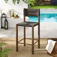 thumbnail image 4 of Modway de 2 Tabouret de Bar pour Mobilier de Patio Extérieur Parkland, Noyer, 4 of 12