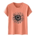 thumbnail image 4 of Fiudx Liquidación de Ahorros de Verano Camisas de Moda para Mujer, Camisetas de Manga Corta, Blusas, 4 of 5