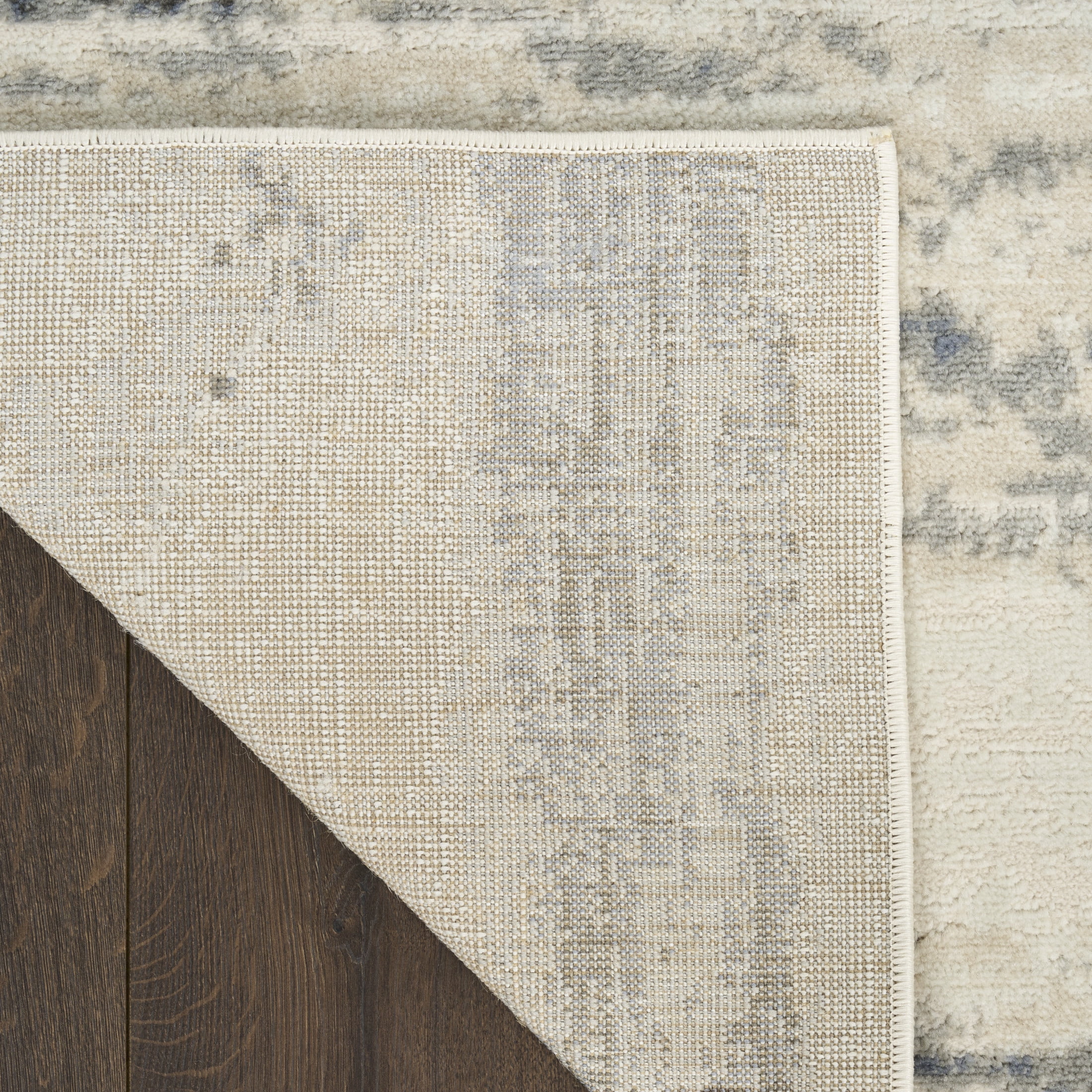 Nourison Serenity Home 7'10" x 9'10" Blue Multicolor Modern Indoor Rug