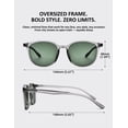 thumbnail image 6 of Women's Polarized Sunglasses – Lightweight 16.5g TR90 Frame, UV400 Protection Classic Fashion Shades for Driving Fishing Beach Outdoor, 6 Colors Available, 6 of 6