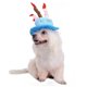 thumbnail image 5 of unbranded Sombrero De Cumpleaños Para Perro Con De Pastel Y Velas Ajustable Para Mascotas Pequeñas En Azul, 5 of 7
