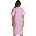 thumbnail image 3 of Dreamcrest Short Sleeve Button Front Duster 8518-ROY-XL (Pink Throttle Plaid, 3X), 3 of 3