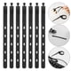 thumbnail image 2 of 10 piezas para organizar tus cables. Bridas flexibles de silicona para cables. Correas para cables de oficina. Organizadores de cables., 2 of 7