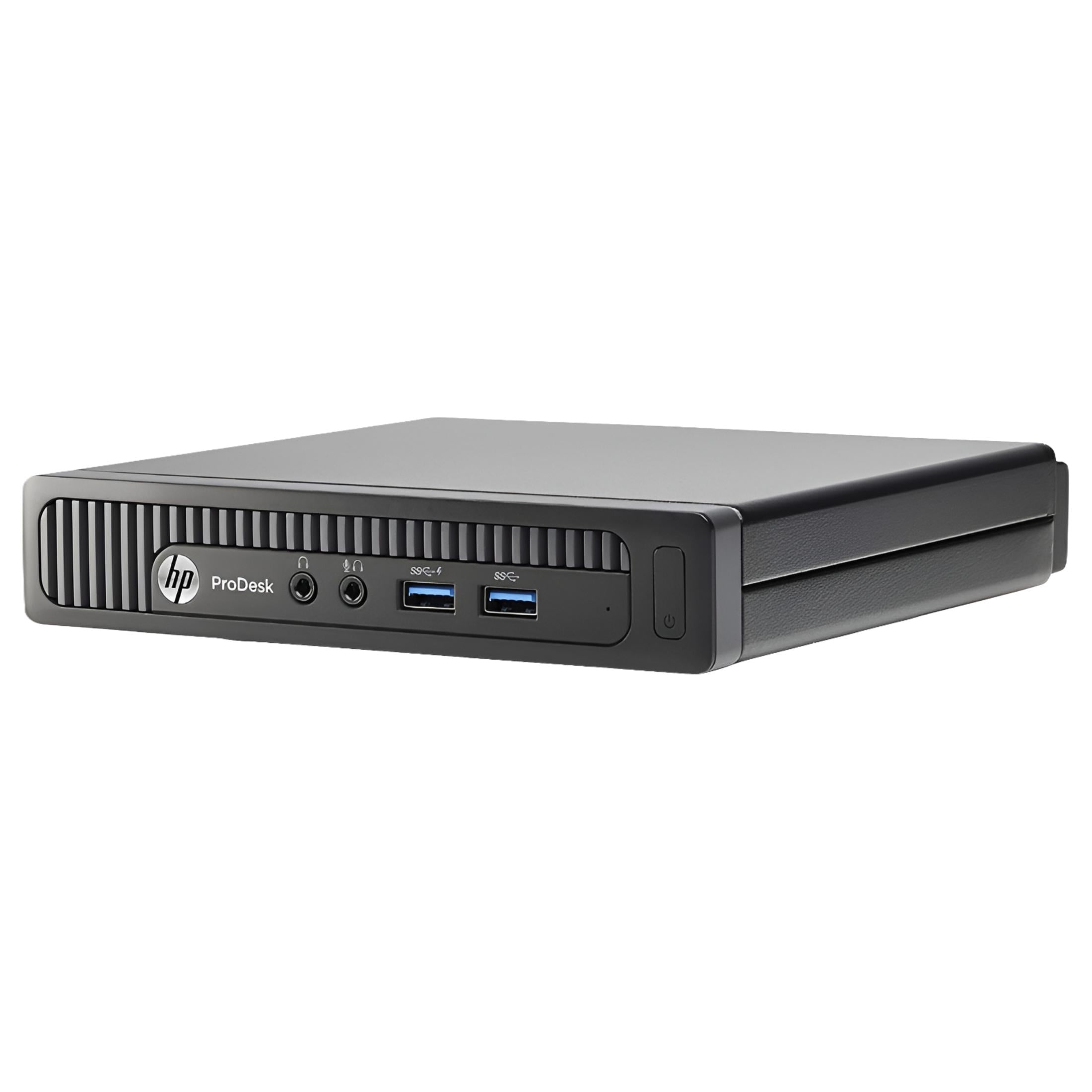 HP ProDesk 400 G3 Mini PC: Refurbished, Core i3, 8GB Mem, 256GB