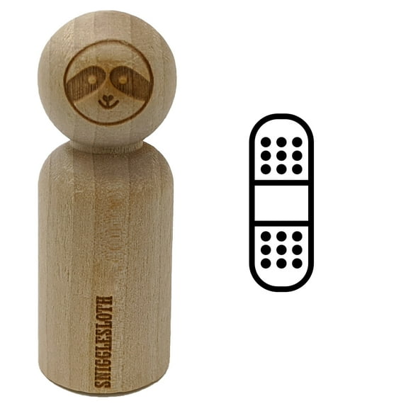 Medical Injury Bandage Rubber Stamp for Scrapbooking Crafting Stamping - Small 3/4 Inch