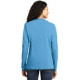 thumbnail image 2 of Port & Company Women's Long Sleeve Core Cotton T-Shirt LPC54LS, 2 of 2