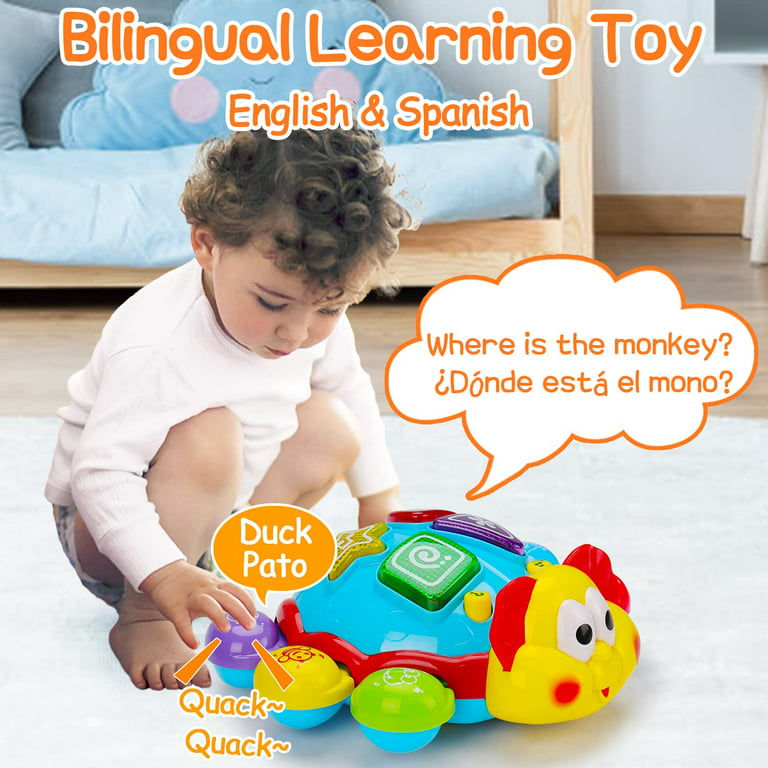 Toddler Toys for 2 3 4 5 Year Old Boys, Bilingual Spanish English