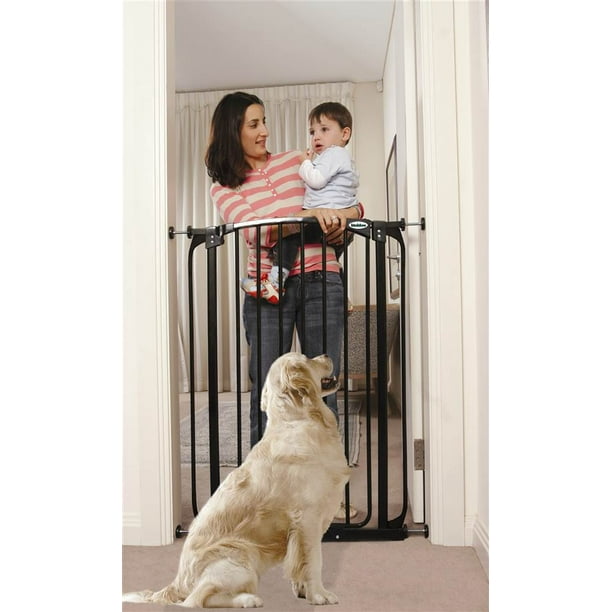 Bindaboo Tall Auto Close Stay Open Security GateColorBlack Walmart