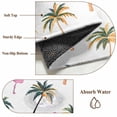 thumbnail image 6 of Palm Trees Round Area Rug 4 FT, Non Slip Indoor Outdoor Rug, Watercolor Tropical Flamingo Summer Washable Soft Circular Carpet Non-Shedding Floor Mat for Coffee Table Nursery Foyer Balcony, 6 of 8