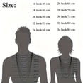 thumbnail image 2 of 1pc Trendy Twisted Titanium Steel Necklace for Men and Women - Fashionable Jewelry Accessory, 2 of 5