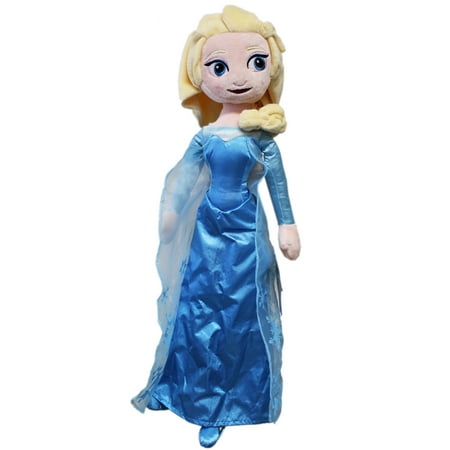 Disney's Frozen Princess Elsa Blue Dress Movie Plush Toy ...